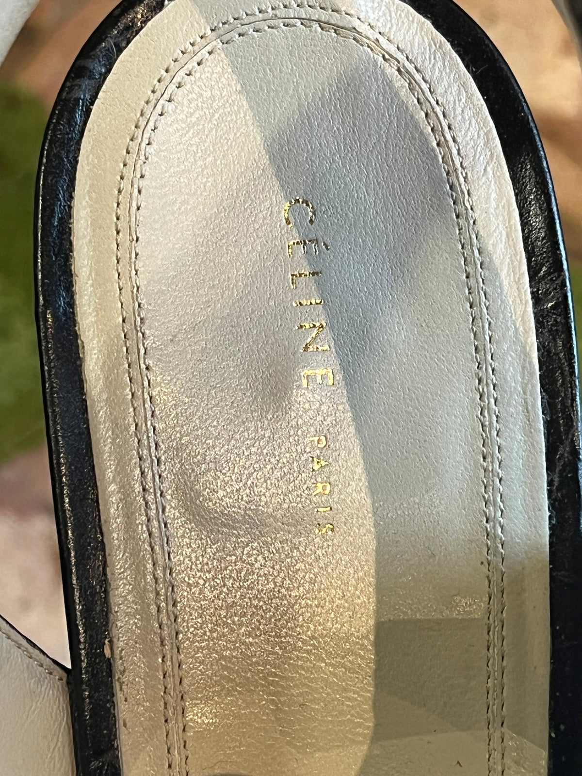 CELINE Black Crossover Sandals SS 41