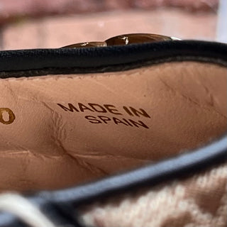 GUCCI GG Fabric Espadrille Wedges SZ 40 (US 10)