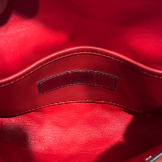 VALENTINO GARAVANI Spike Rockstud Red Quilted Nappa Leather Belt Bag SZ85(S4/6)