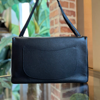 CHANEL Souplissimo Maxi Flap Black Grained Calfskin Shoulder Bag