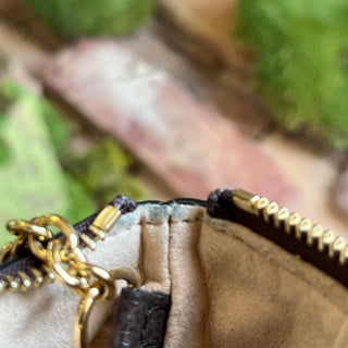 GUCCI Ophidia Beige GG Supreme Canvas Key Pouch