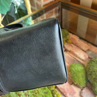 CHANEL Timeless Vanity Large Black Vintage Caviar Leather Top Handle Bag