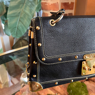 LOUIS VUITTON Le Talentueux Black Suhali Leather Shoulder Bag