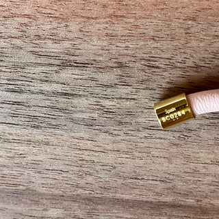 LOUIS VUITTON LV Push Heart Pink Leather Bracelet