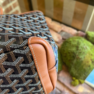 GOYARD Artois PM Black Gold Goyardine Tote