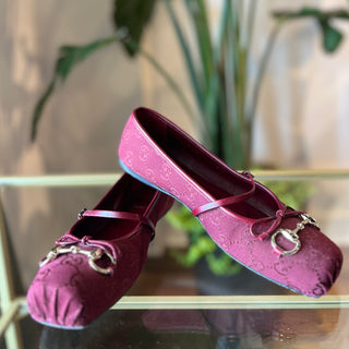GUCCI Horsebit Ballet Flats SZ 37 1/2