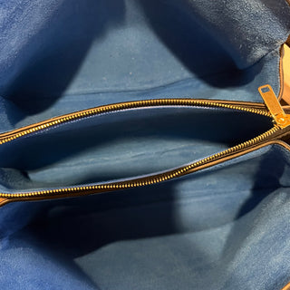 CELINE Trio Black Smooth Lambskin Leather Flap Crossbody