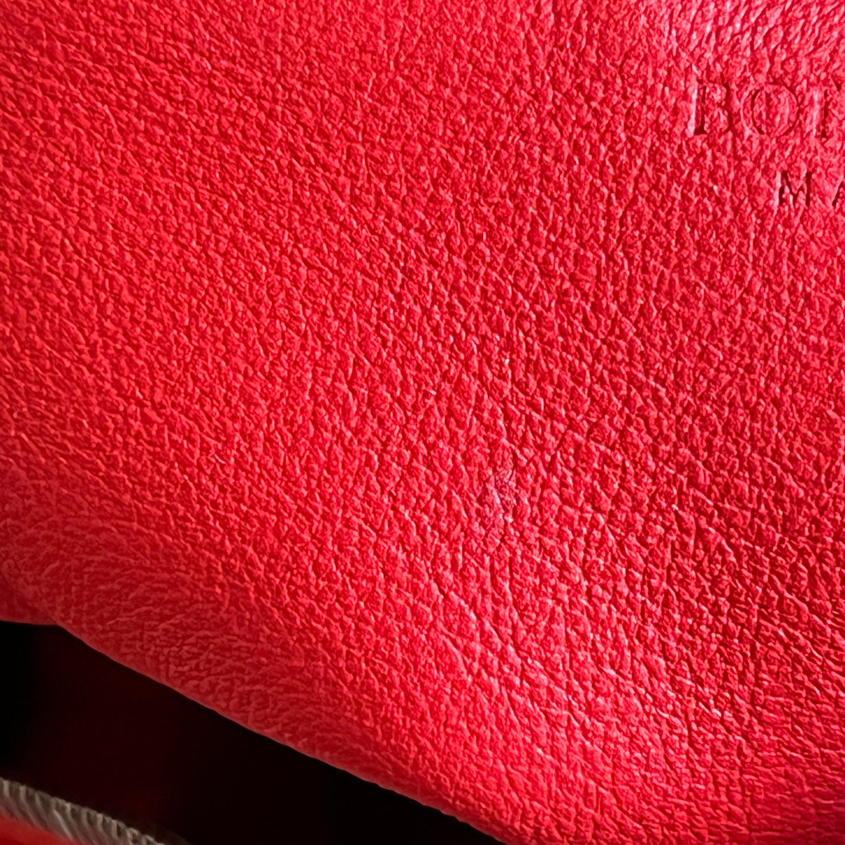 Bottega Veneta Double Knot Hobo Leather Mini Red