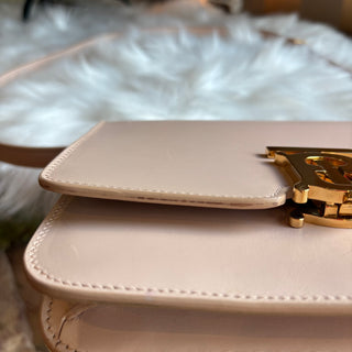 BURBERRY Small TB Leather Pink Crossbody