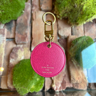 LOUIS VUITTON Monogram Canvas Illustre Posies Key Holder and Bag Charm