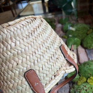 TORY BURCH Raffia Bucket Tote