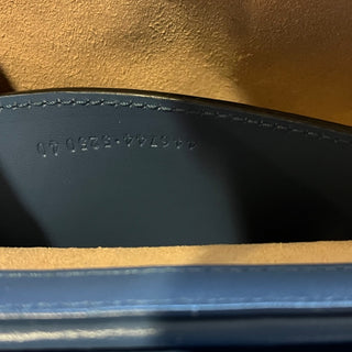 GUCCI GG Marmont Flap Small Blue Mixed Matelasse Leather Shoulder Bag