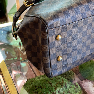 LOUIS VUITTON Trevi GM Brown Damier Ebene Canvas Tote