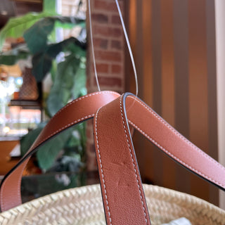 LOEWE Anagram Straw Woven Basket Tote