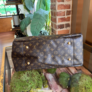 LOUIS VUITTON Artsy Brown Monogram Canvas Hobo Bag