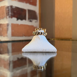 GUCCI GG Crystal Marmont Ring SZ S