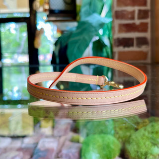 LOUIS VUITTON Vachetta Leather Pochette Accessories Strap