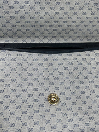 GUCCI Vintage Mini GG Supreme Gray Crossbody Bag