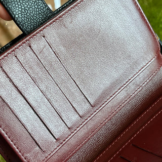 CHANEL French Black Caviar Quilted CC Wallet