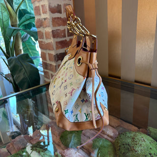 LOUIS VUITTON Ursula White Multicolor Shoulder Bag