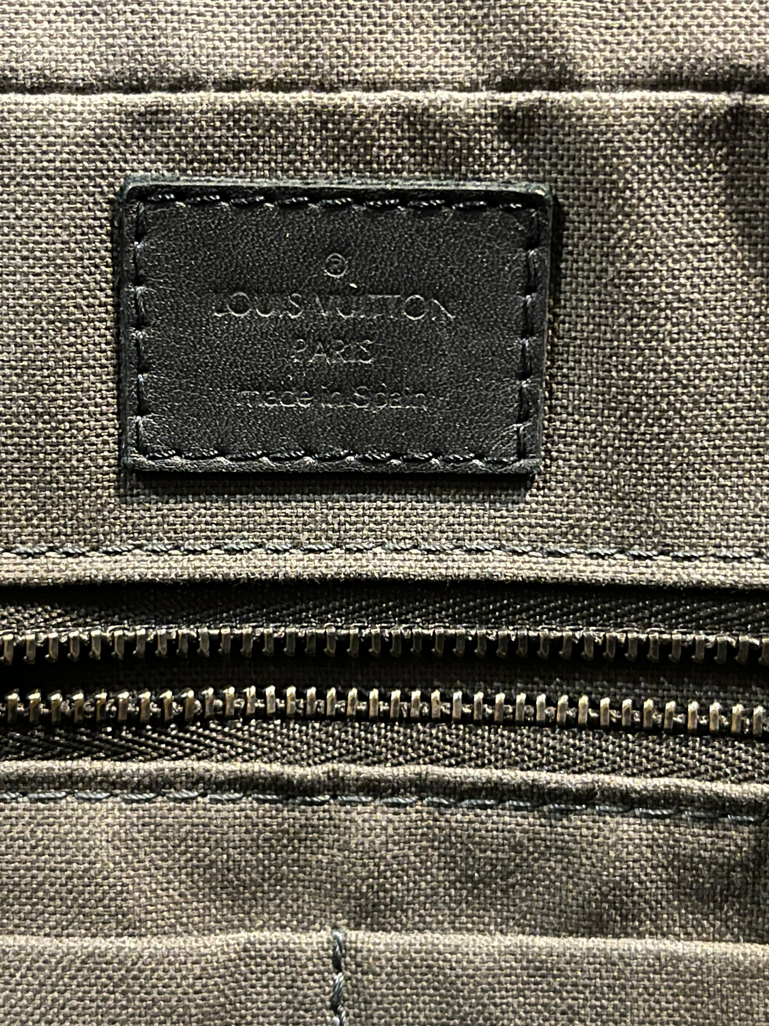 LOUIS VUITTON Porte-Documents Voyage Blue Damier Infini Leather Briefcase  Bag ref.192676 - Joli Closet