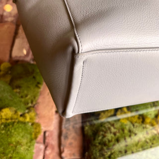 GIVENCHY Voyou North South Small Light Grey Calfskin Tote