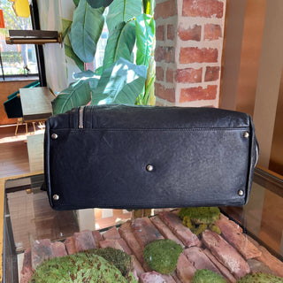 CHANEL Rue de Cambon Large Black Caviar Leather Bowling Bag