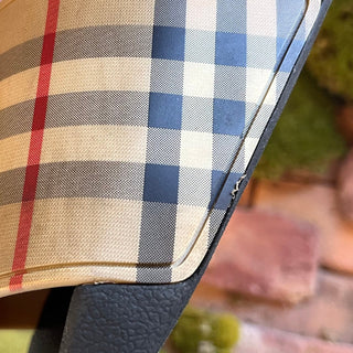 BURBERRY Archive Beige Check Rubber Slides SZ 39 (US 9)