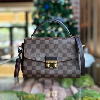 LOUIS VUITTON Croisette Damier Ebene Top Handle Bag
