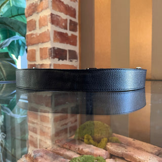 DIOR Cannage D Buckle Black Leather Belt SZ 90