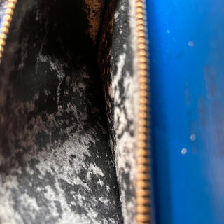 LOUIS VUITTON Friedland Pochette Black Blue Epi Leather Shoulder Bag