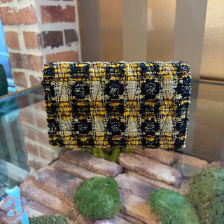 VERSACE Virtus Tweed Crossbody