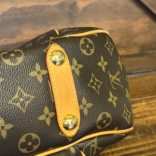 LOUIS VUITTON Galliera PM Brown Monogram Canvas Hobo Bag