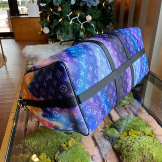 LOUIS VUITTON Keepall Bandouliere 50 Sunset Monogram Canvas Duffel