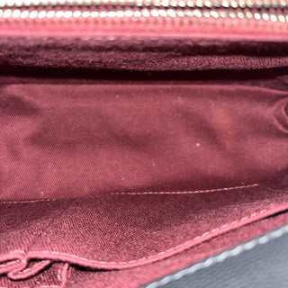 CHANEL Coco Handle Flap Small Black Caviar Chevron Quilted Shoulder Bag