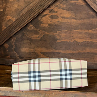 BURBERRY Nova Check Coated Canvas Small Tote