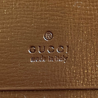 GUCCI GG Supreme Coated Canvas Piston Lock Ophidia Wallet
