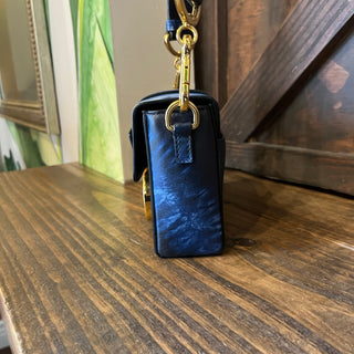 CHRISTIAN DIOR Montaigne 30 Tie-Dye Blue Micro Leather Crossbody Bag