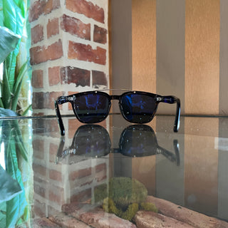 TOM FORD Holt TF576 52R Tortoise Shell Acetate Round Sunglasses