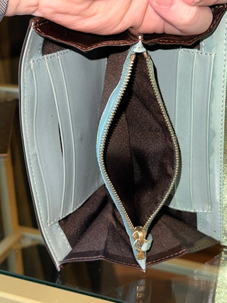 FENDI Zucca Canvas Vanity Clutch