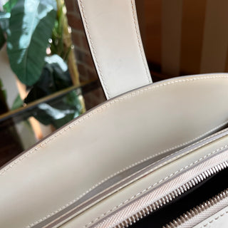 LOUIS VUITTON Pont Neuf White Epi Leather Satchel Bag