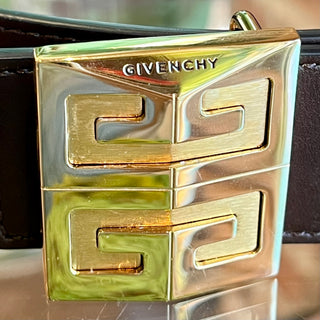 GIVENCHY 4G Reversible Black and Brown Belt 100