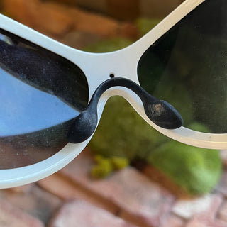 DOLCE&GABBANA DG 6024-B White Acetate Oversized Sunglasses