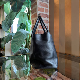 CHANEL Cerf Executive Black Caviar Leather Tote