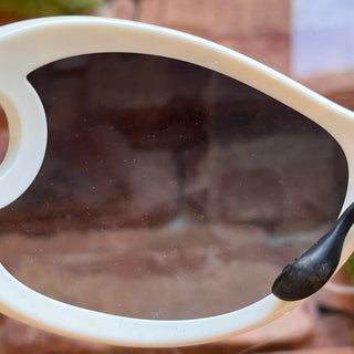 DOLCE&GABBANA DG 6024-B White Acetate Oversized Sunglasses