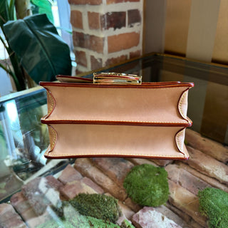 LOUIS VUITTON Metallic Gold Monogram Jacquard Mini Dauphine