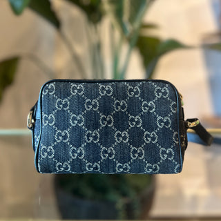 GUCCI Mini Ophidia GG Denim