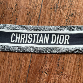 DIOR Mitzvah Multicolor Butterfly Floral Print Scarf