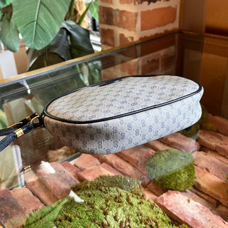 GUCCI Vintage Mini GG Supreme Blue Crossbody Bag