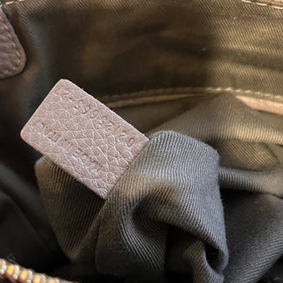 CHLOE Marcie Double Python Skin Leather Handbag